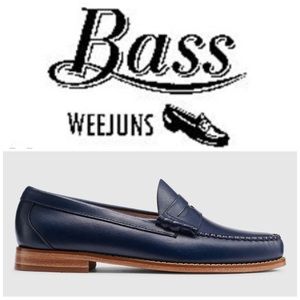 Bass Penny Loafer Navy Blue